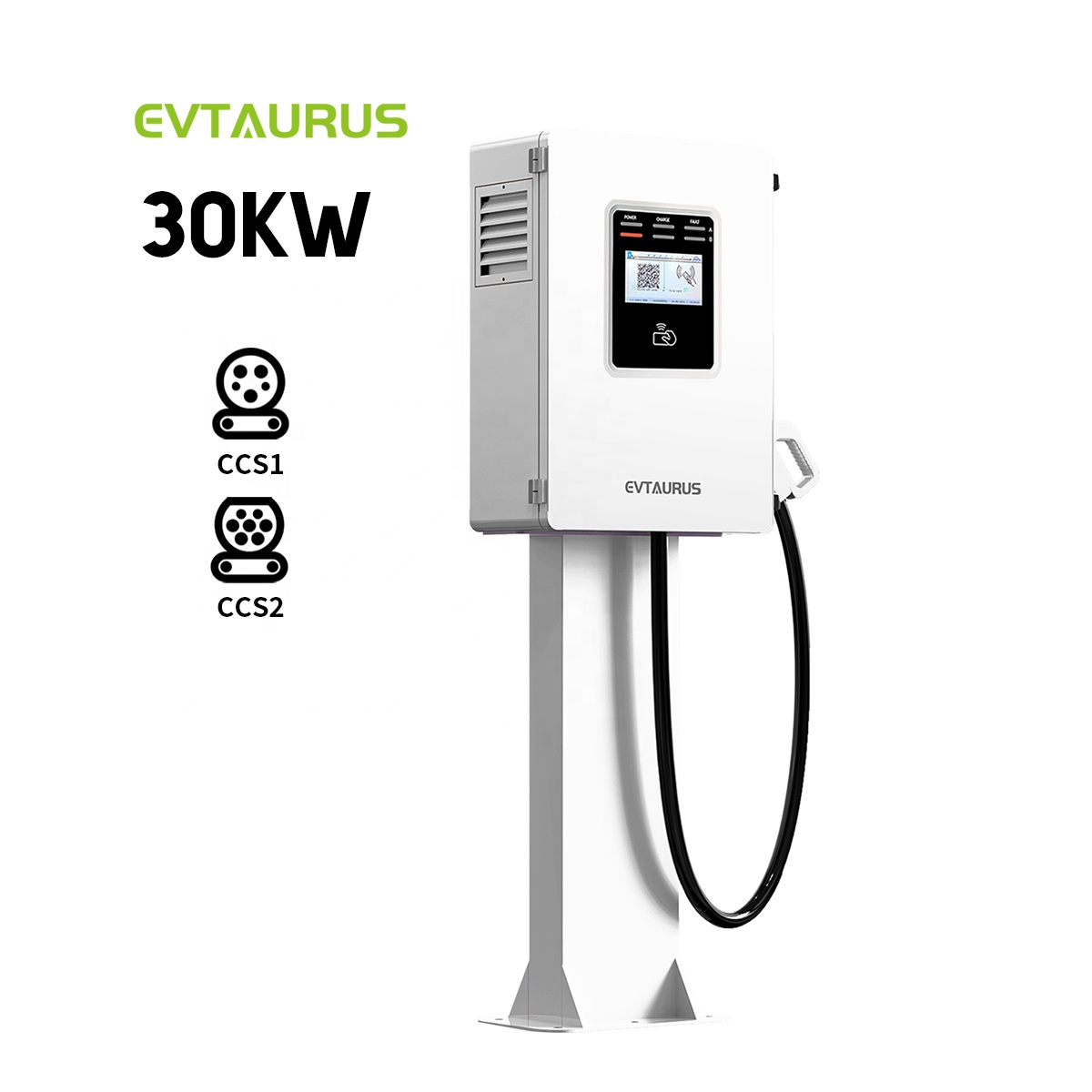 Outdoor Power Station - Station d'alimentation EVTAURUS 30KW CCS2 NACS