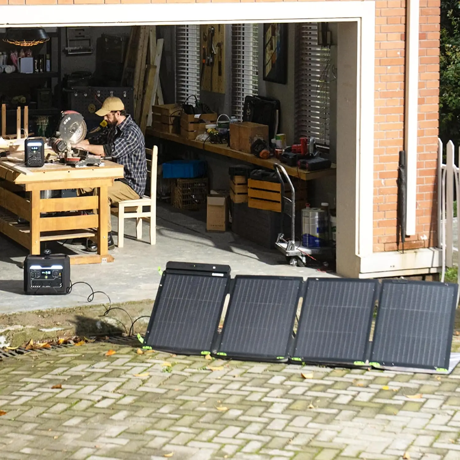 Solar Panel 200W - Panneau solaire portable bifacial 200W, pour