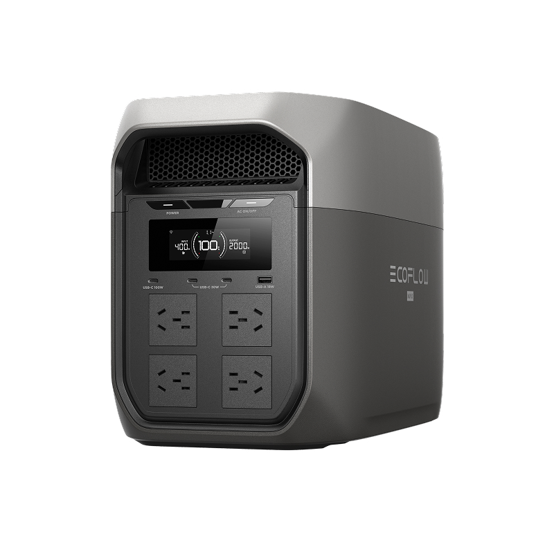 Solar Generator - Station d'alimentation portable Ecoflow DELTA3Max 2400W,