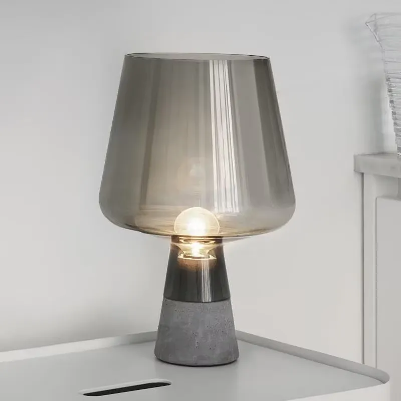 Lampe de table en ciment, desi - Solar Lamp avis et prix