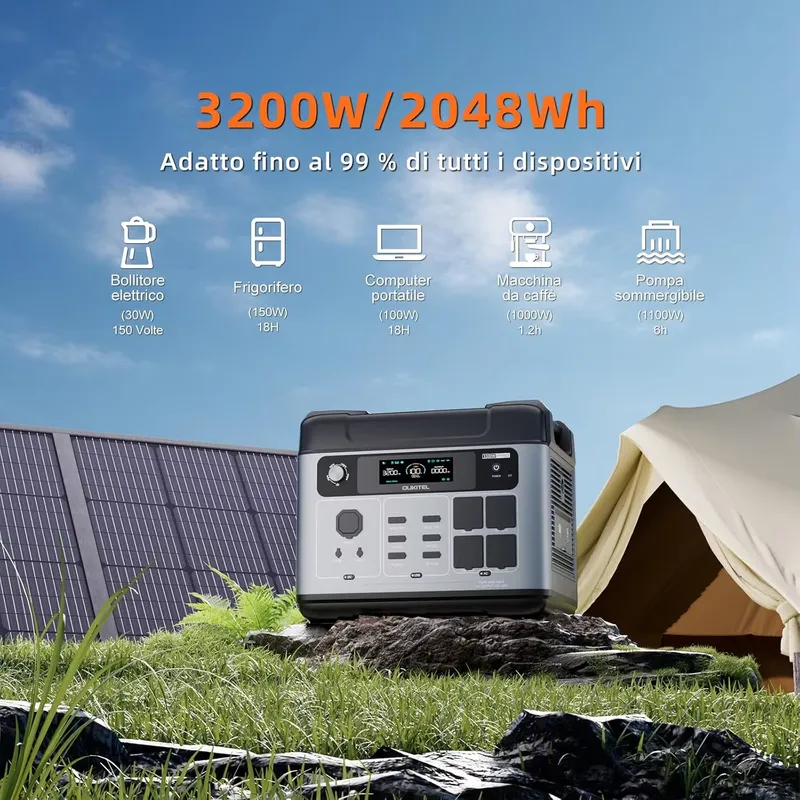 OUKITEL P2001 PLUS 2026 avec b - Solar Generator avis et prix