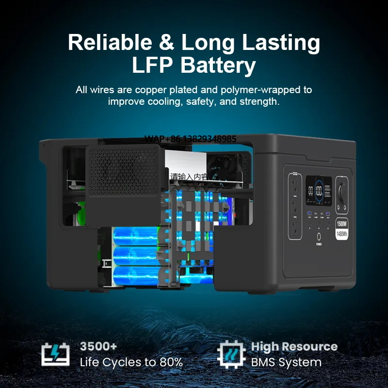Centrale électrique 2400W LiFe - Portable Power Station avis et prix