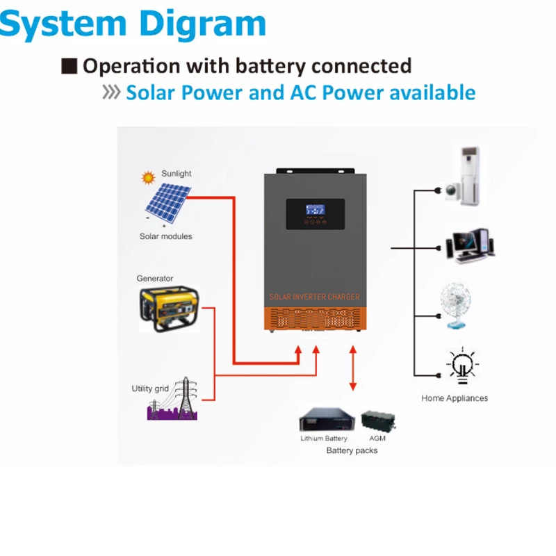 Onduleur solaire hybride SRNE  - Charge Controller Solar avis et prix